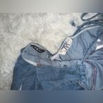 Free People NEW Curvy Soul Ties Wide Leg Nonstretch Denim Jumpsuit SZ m Photo 4