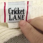 Cricket Lane floral collared size medium sweater knit cottage core girly dainty Photo 4