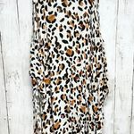 Show Me Your Mumu Dress Womens Small Circus Mini Leopard Print Cold Shoulder Photo 3