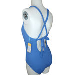 Kona Sol  Women's Wide Ribbed Ring Medium Coverage One Piece Swimsuit Medium NWT Photo 4