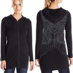 prAna Jacket Full Zip Long Sleeve Solid Black Basic Womens Size XL Photo 1