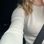 Abercrombie & Fitch Soft A&F Cozy Cream Long Sleeve Bodysuit Size M Photo 8