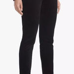 White House | Black Market Size 4 The Slim Pants Velvet Black Career Trouser WHBM Photo 0