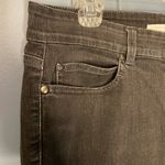 Eileen Fisher Washed Black Straight Leg Jeans sz 6 Photo 3