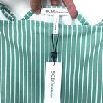 BCBGeneration , bodysuit, striped, green, size S, small, new with tags, 60s fashi Photo 1