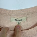Madewell Texture & Thread Flutter Sleeve Relaxed fit Top Size XS Pink/Peach Photo 10
