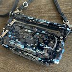 PINK - Victoria's Secret Victoria’s Secret 2012 Sequinned adjustable crossbody Bag, midnight blue 9”x6” Photo 5