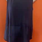 Michael Kors  Navy Sleeveless Top Photo 0