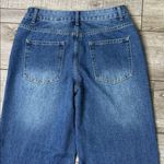 Stylish Blue Wide Leg Women's Jeans Size M Photo 8
