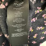 Maje  IMPRIME RUISSO Floral-Print Knotted Woven Mini Dress Size 36 Photo 4