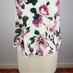 Aritzia Wilfred Floral Silk Tank Top Purple Size M Photo 3