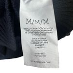 CAbi  V-Neck Chore Cardigan Womens M Black White Oversized Preppy Old Money Photo 6