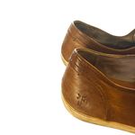 Frye  Brown Leather Dylan Zip Moto‎ Slip On Shoes Size 9 Photo 2