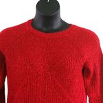 Apt. 9  Red Glitter Pullover Women’s Medium Holiday Party NWT Photo 2