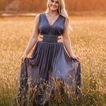 Dusty blue maxi dress Photo 2