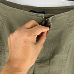 Boston Proper Boston‎ Proper Lightweight Stretch Cotton Seamed Straight Leg Olive Utility Pant Photo 2