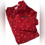 Ellen Tracy Pajama Set Womens Tree Star Red Black Christmas. Womens Size Small. Photo 1