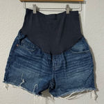 Old Navy  Women Dark Blue Maternity Slouchy Straight Casual Summer‎ Shorts Size 4 Photo 0