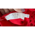 ASTR ASTL The Label Lace Adjustable Spaghetti Strap Midi Dress Red Size Small Photo 8