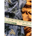 CHAPS Womens Button Down Floral Shirt Measured Nice Material Classic City Modern Photo 3