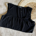 Nasty Gal  Black Cropped Tank Top Photo 0