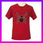 Marvel Spider-Man Red Short Sleeve T-Shirt with Spider and Web Print •Size Small Photo 4