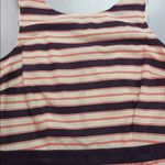 Boden dress multi color stripe 100% cotton sz 8R Photo 2