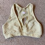 Booty By Brabants  Textured Light Yellow Bra Photo 0