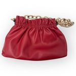 Rachel Zoe Dahlia Red Clutch Shoulder Handbag w/ Gold Chain Handbag Photo 2