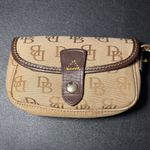 Dooney & Bourke  Signature Monogram Logo Flap Wristlet Photo 1