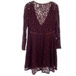 Kimchi Blue Dress Babydoll Lace Maroon Vamp Whimsigoth Photo 6