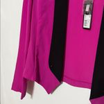 Kardashian Kollection hot pink blazer with black trim size large new with tags Photo 6