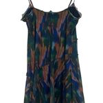 Urban Outfitters Moxi Mini Dress Womens S Multicolor Mesh Ruffle Retro Going Out Photo 3