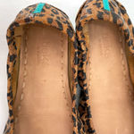 Tieks Leopard Print Ballet Flats Brown Tan Leather Foldable Travel Shoes Size 7 Photo 9