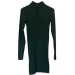 Balance Athletica Womens Small Emerald Green Vitality High Neck Zip Thumb Holes Photo 1