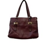 Giani Bernini Women's Hobo Shoulder Bag Burgundy Wine Gold Hardware Photo 8