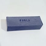 Furla authentic glasses case, hard shell, black, velour interior 6”x1.5”x2” Photo 1