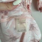 Alexis Tilia Pink Floral Off the Shoulder Tiered Midi Dress Photo 9