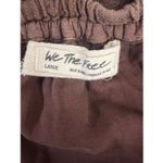 We The Free Free People  Brown The Bubble Tee Size L Off The Shoulder Peasant Top Photo 8