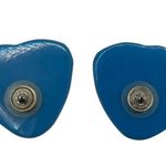 Blue & White Mother Of Pearl Post Earring A546 Photo 1