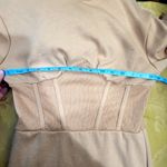 SheIn Tan Ribbed Corset-Style Hooded Dress Sz XS Photo 2