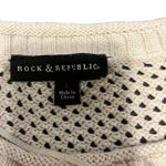 Rock & Republic  Cream Studded
Sweater Size L Photo 5