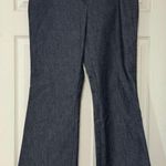 7th Avenue Design Studio New York & Company Women's Wide Leg Denim pants Size 12 Gray Photo 0