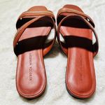 Rebecca Minkoff Size 8.5M Marciann Zipper Leather Mules Slides Neutral Coastal Photo 4