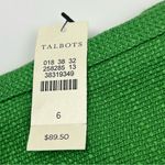 Talbots Kelly Green Midi Pencil Skirt Womens Size 6 Office Work Preppy NEW Photo 3