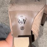 Liz Claiborne Tan Heeled Boots sandals with Straps size 8w Photo 9