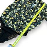 Free People  Intimately Black Elsa Floral Printed Bodysuit - Size Small Photo 7