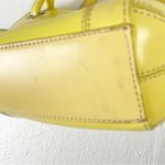 wilson's leather WILSON LEATHER Yellow Genuine Leather Double Straps Zip Closure Shoulder Bag Photo 6