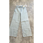 Abercrombie & Fitch NEW Women's  Light Blue Wide Leg Jeans 24 Photo 2