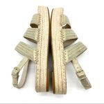 Caslon Womens 8 Ashton Espadrille Platform Sandal Gold Summer Beach Bohemian Photo 5